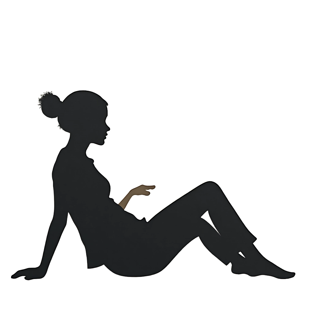 Yoga Pose Silhouette